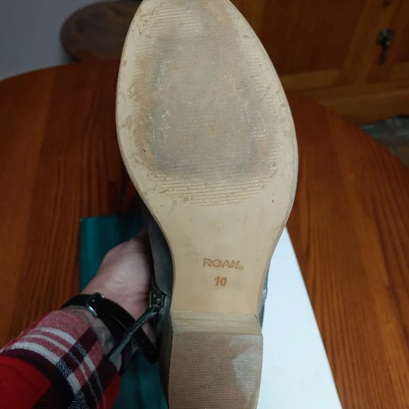 ROAN By Bed Stu, Distressed Black leather bootie, size 10 - Picture 4 of 4